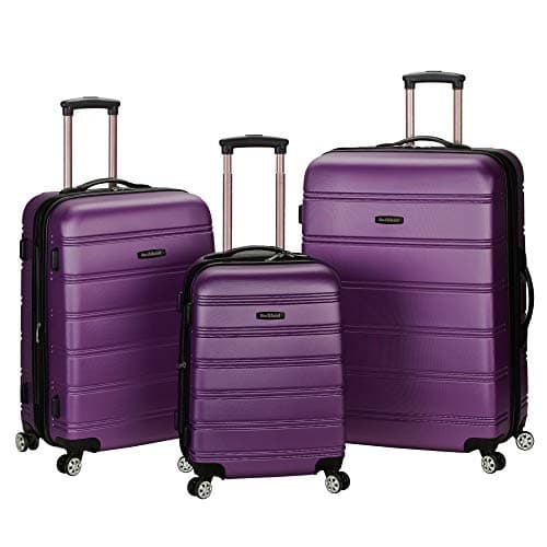 Rockland Melbourne Hardside 3-Piece Expandable Spinner Set (20/24/28)