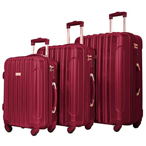 kensie Alma Hardside Spinner Luggage, 3-Piece Set (20/24/28)