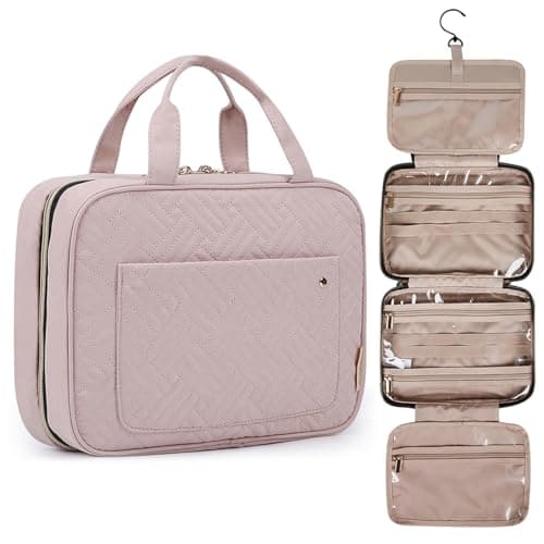 BAGSMART Large Hanging Toiletry Bag, Water-Resistant